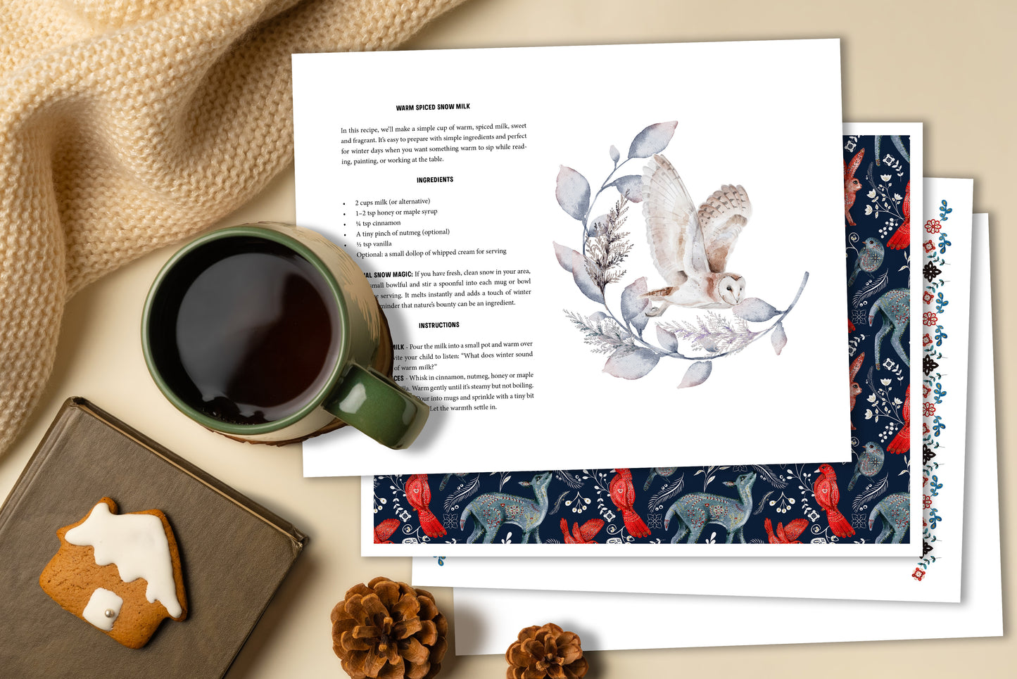 The WINTER STORY HOUSE