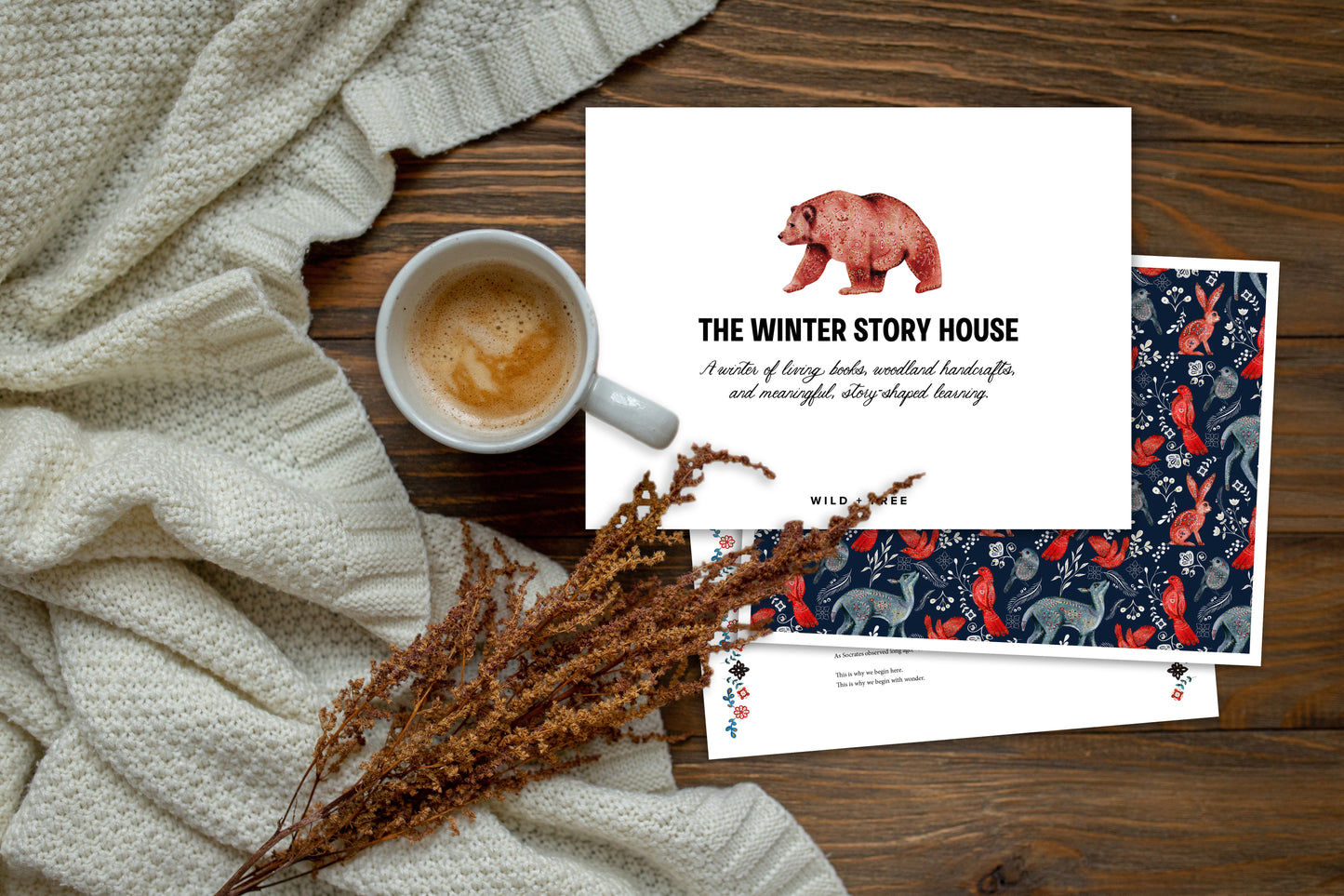 The WINTER STORY HOUSE