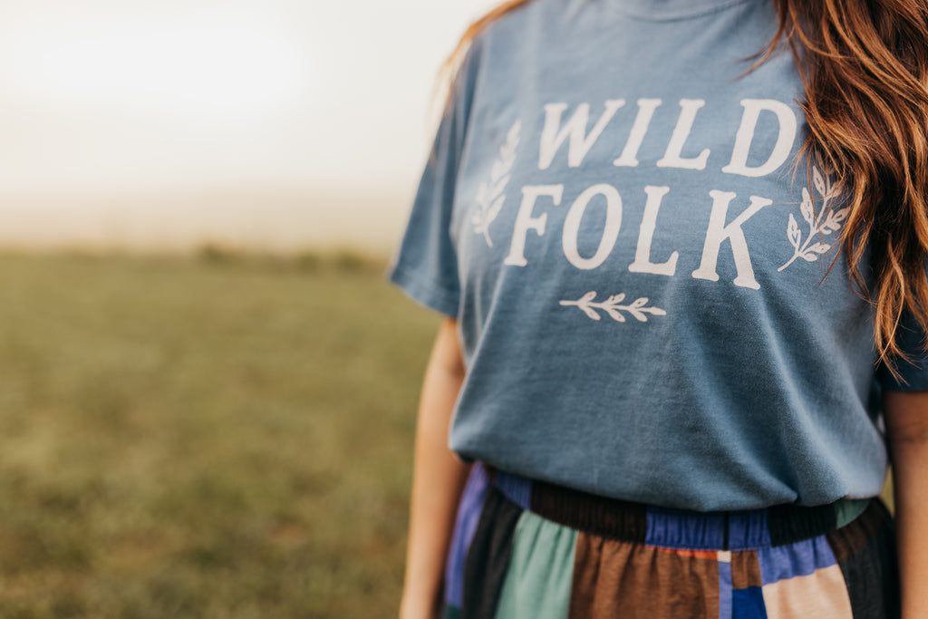 Wild Folk Denim Tee (Pre-Order)